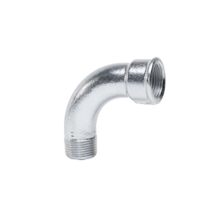 Gebo Platinum horganyzott hosszú ív 90° KB 1/2" 1-4V Gebo Platinum horganyzott hosszú ív 90° KB 1/2" 1-4V