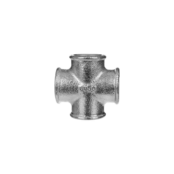 Gebo Platinum horganyzott kereszt T-idom 2 1/2" 180-10V Gebo Platinum horganyzott kereszt T-idom 2 1/2" 180-10V