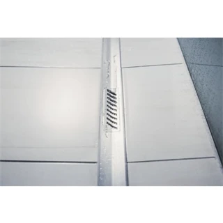 Aco ShowerDrain S+ lineáris zuhanylefolyó négyzetmintás ráccsal 80 cm acél 9010.51.01