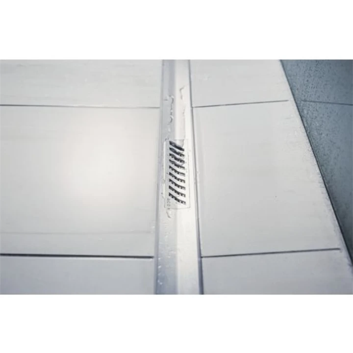 Aco ShowerDrain S+ lineáris zuhanylefolyó négyzetmintás ráccsal 80 cm acél 9010.51.01