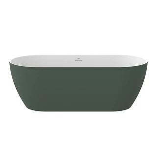 Ravak FREEDOM O TEC 1700x770 mm grey green szabadonálló akrilkád, króm lefolyóval CD11200000