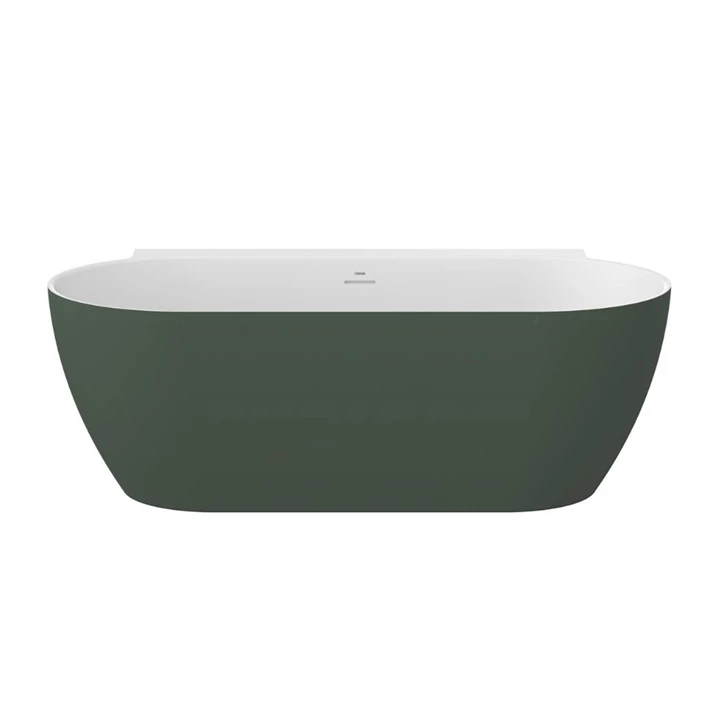 Ravak FREEDOM W II TEC 1700x870 mm fehér/grey green akrilkád falhoz, króm lefolyóval CC71200000