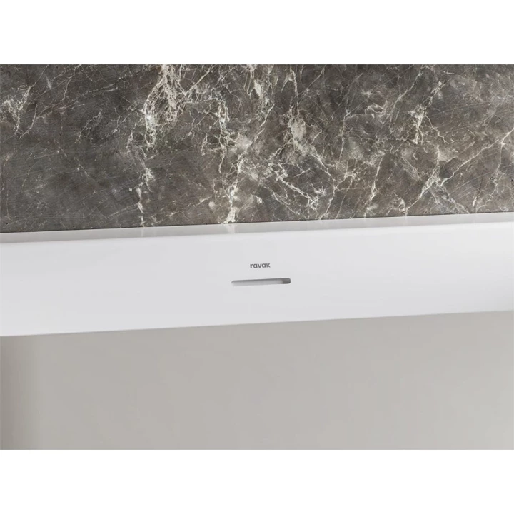 Ravak FREEDOM W II TEC 1700x870 mm fehér/white drain akrilkád falhoz, króm lefolyóval CC71B00000