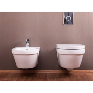 Alföldi Formo CleanFlush mélyöblítésű, perem nélküli fali wc EasyPlus bevonattal 37 x 53 cm, fehér ALF-7060 R0 R1 Alföldi Formo CleanFlush mélyöblítésű, perem nélküli fali wc EasyPlus bevonattal 37 x 53 cm, fehér ALF-7060 R0 R1