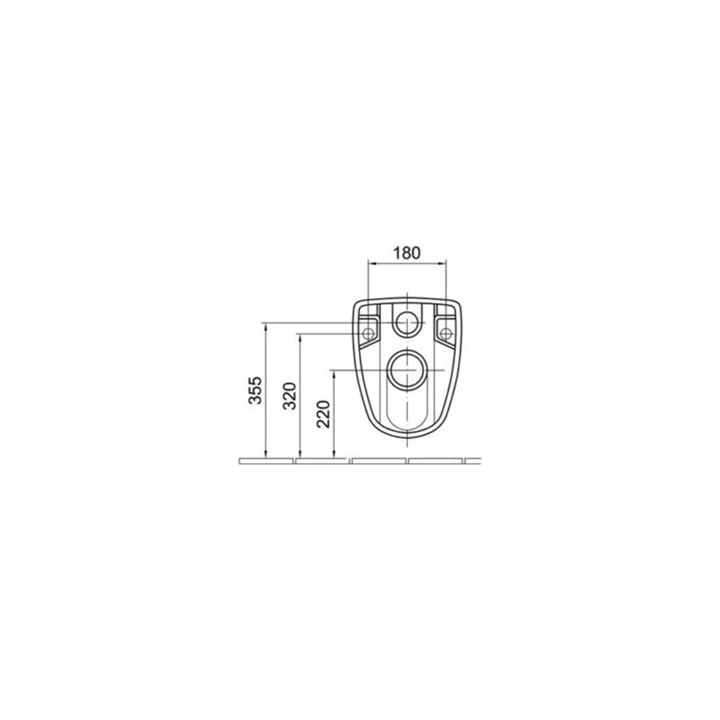 Alföldi Saval 2.0 mélyöblítésű fali wc csésze ALF-4056 59 01