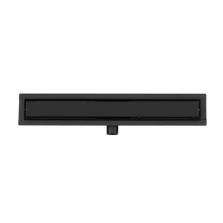 Arezzo design 2in1 800 mm-es rozsdamentes acél folyóka fekete AR-800MBD