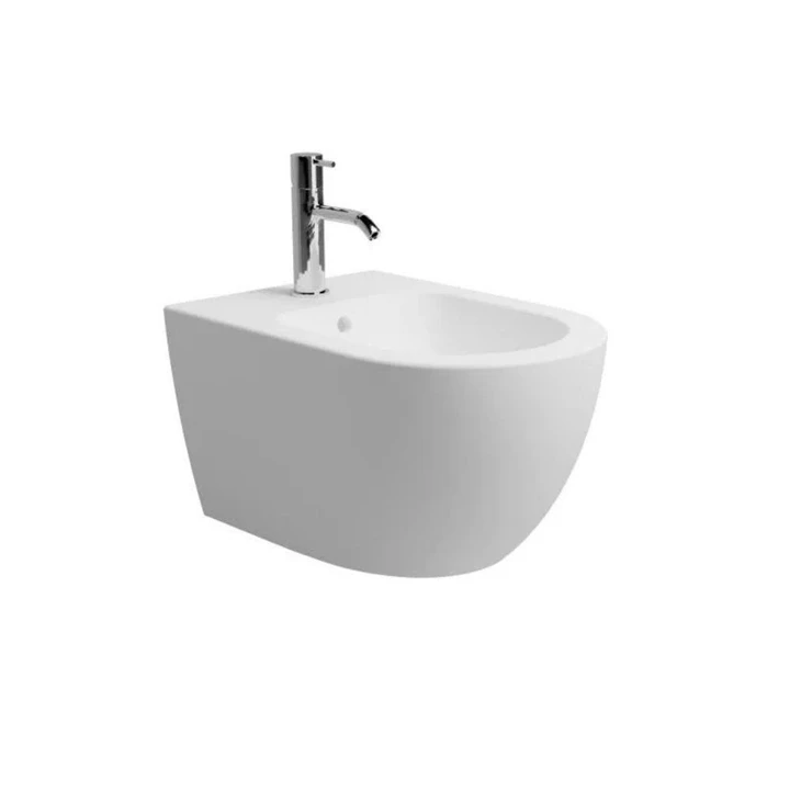 Arezzo design Arizona fali porcelán függesztett bidé csaplyukkal, matt fehér AR-703MW Arezzo design Arizona fali porcelán függesztett bidé csaplyukkal, matt fehér AR-703MW