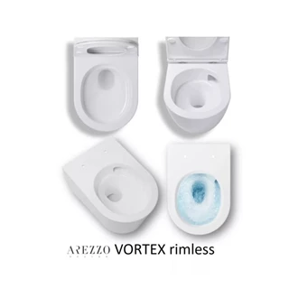 Arezzo design Arizona Vortex Rimless függesztett WC, fényes fehér AR-701 Arezzo design Arizona Vortex Rimless függesztett WC, fényes fehér AR-701