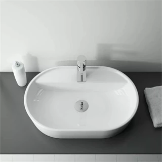 Arezzo design Babette pultra ültethető mosdó 62 cm, fehér AR-145079 Arezzo design Babette pultra ültethető mosdó 62 cm, fehér AR-145079