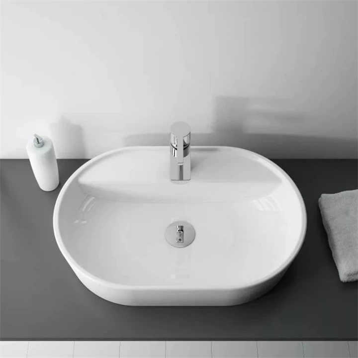 Arezzo design Babette pultra ültethető mosdó 62 cm, fehér AR-145079 Arezzo design Babette pultra ültethető mosdó 62 cm, fehér AR-145079