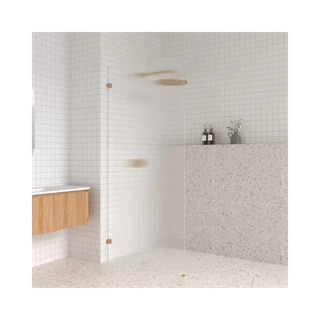 Arezzo design Clear Walk-in zuhanyfal 90x200 cm, bordázott üveg/balos AR-AS290200