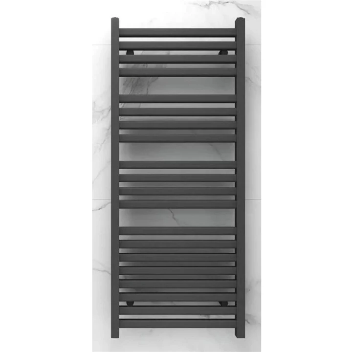 Arezzo design DUO ANTRACIT 1200X500 törölközőszárítós radiátor AR-DU12050A