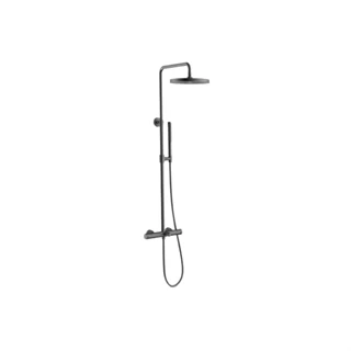 Arezzo ELEGANT 3 funkciós termosztatikus zuhanyrendszer, gun metal AR-3095GM