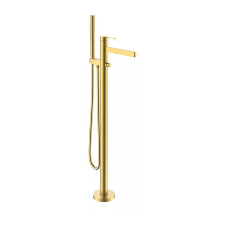 Arezzo design ELEGANT szabadon álló kádtöltő csaptelep, szálcsiszolt arany AR-10095BG Arezzo design ELEGANT szabadon álló kádtöltő csaptelep, szálcsiszolt arany AR-10095BG
