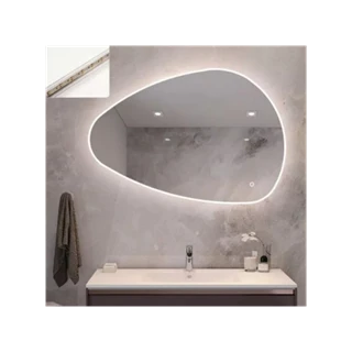 Arezzo design ívelt okos tükör LED világítással 55x80 cm AR-M3090