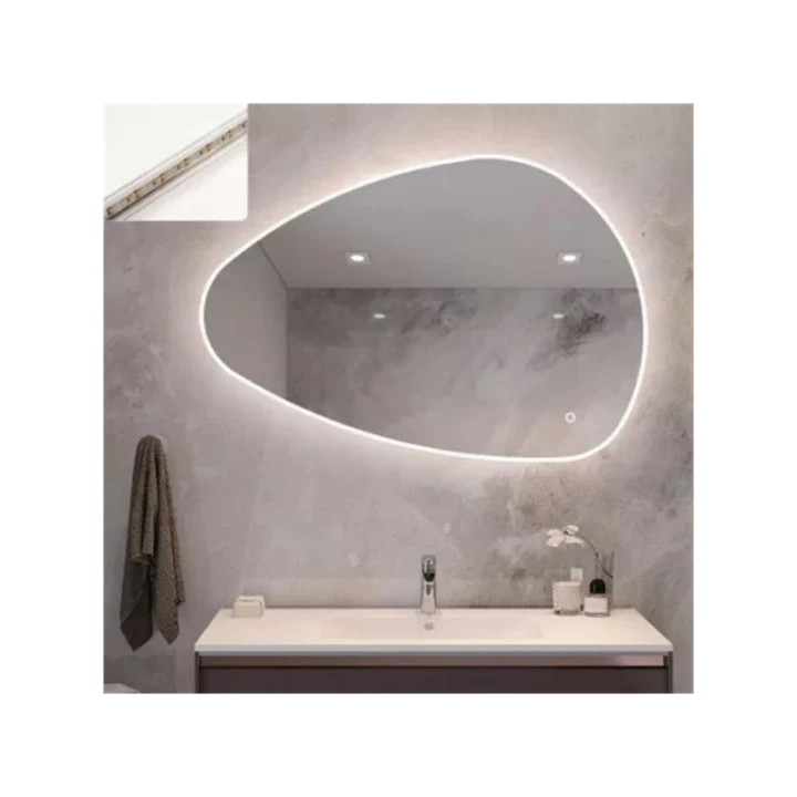 Arezzo design ívelt okos tükör LED világítással 55x80 cm AR-M3090