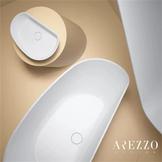 Arezzo design MARYLAND öntöttmárvány mosdó AR-615MW