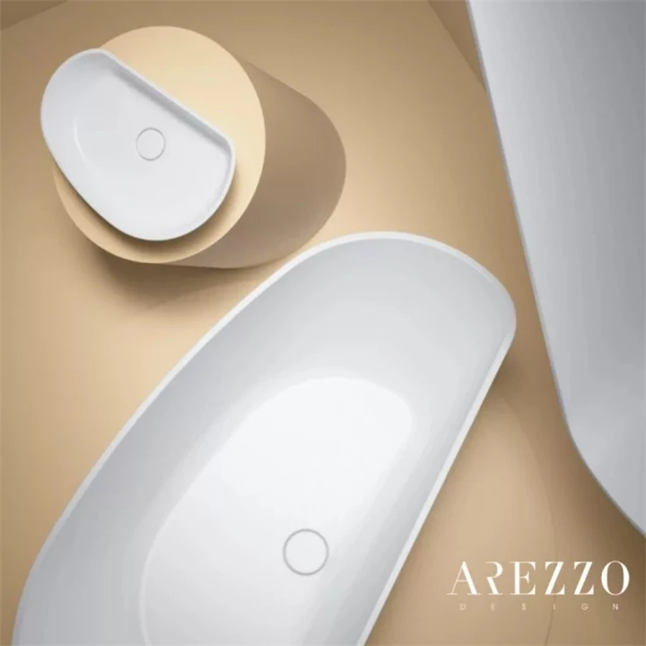Arezzo design MARYLAND öntöttmárvány mosdó AR-615MW