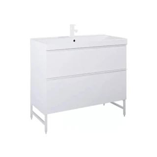 Arezzo MONTEREY fürdőszobai alsószekrény 100 cm, 2 fiókos, matt fehér AR-167598