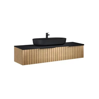 Arezzo design Monterey 160 alsószekrény két fiókkal és szifonkivágással, természetes fa AR-169434 Arezzo design Monterey 160 alsószekrény két fiókkal és szifonkivágással, természetes fa AR-169434