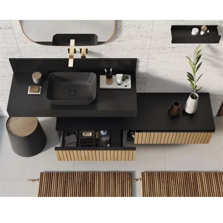 Arezzo design Monterey 160 alsószekrény két fiókkal és szifonkivágással, természetes fa AR-169434 Arezzo design Monterey 160 alsószekrény két fiókkal és szifonkivágással, természetes fa AR-169434