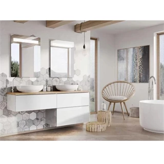 Arezzo design Monterey 60 alsószekrény, 2 fiókkal, fehér AR-167077 Arezzo design Monterey 60 alsószekrény, 2 fiókkal, fehér AR-167077