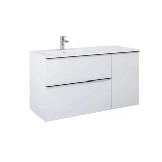 Arezzo design Monterey oldalszekrény szennyeskosárral 40 cm, magasfényű fehér AR-167309 Arezzo design Monterey oldalszekrény szennyeskosárral 40 cm, magasfényű fehér AR-167309