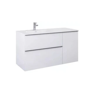 Arezzo design Monterey oldalszekrény szennyeskosárral 40 cm, matt fehér AR-167608