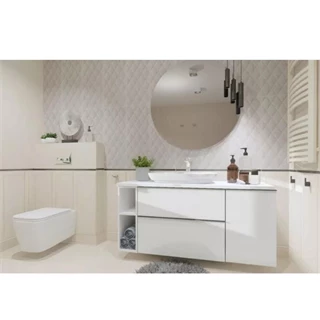 Arezzo design mosdópult 160x46 cm magasfényű fehér AR-166896 Arezzo design mosdópult 160x46 cm magasfényű fehér AR-166896