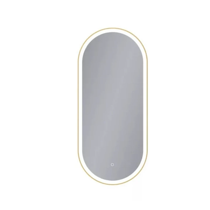 Arezzo design okos LED tükör 40x90 cm, szálcsiszolt arany kerettel AR-3056 Arezzo design okos LED tükör 40x90 cm, szálcsiszolt arany kerettel AR-3056