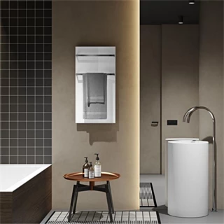 Arezzo design Onyx 2 elektromos törölközőszárító radiátor 900x470, matt fehér AR-ONYX2MWMATT Arezzo design Onyx 2 elektromos törölközőszárító radiátor 900x470, matt fehér AR-ONYX2MWMATT