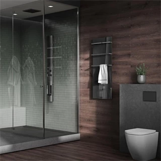 Arezzo design ONYX BLACK 3 matt fekete elektromos törölközőszárító radiátor AR-ONYX3MBMATT Arezzo design ONYX BLACK 3 matt fekete elektromos törölközőszárító radiátor AR-ONYX3MBMATT