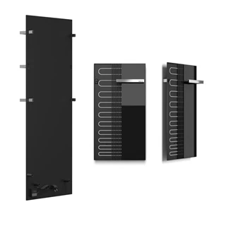 Arezzo design ONYX BLACK 3 matt fekete elektromos törölközőszárító radiátor AR-ONYX3MBMATT Arezzo design ONYX BLACK 3 matt fekete elektromos törölközőszárító radiátor AR-ONYX3MBMATT