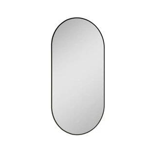 Arezzo design SHARON ovális 52/92 led tükör, fekete AR-168462