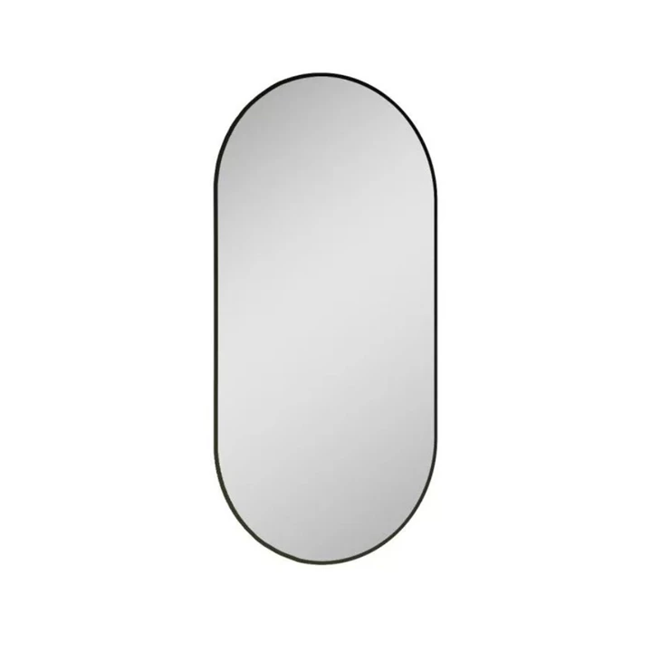 Arezzo design SHARON ovális 52/92 led tükör, fekete AR-168462