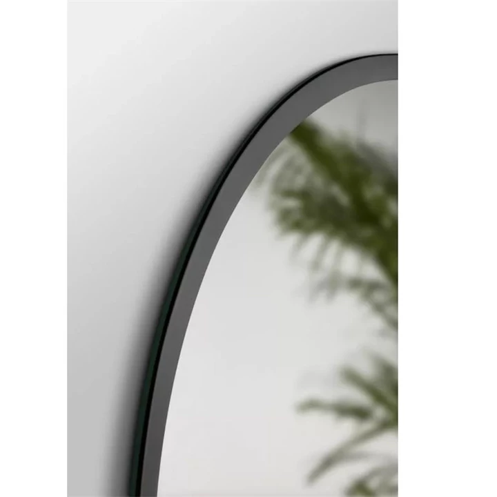 Arezzo design SHARON ovális 52/92 led tükör, fekete AR-168462