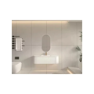 Arezzo SIERRA fürdőszobai alsószekrény 120 cm, 1 fiók, 2 ajtó, matt fehér AR-81879120MW