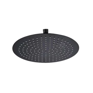Arezzo Slim Round 30 cm kerek esőztető matt fekete AR-3002MB