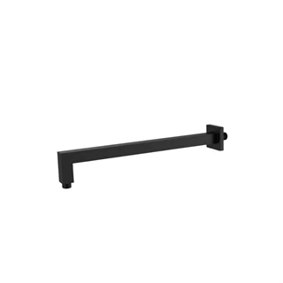 Arezzo Square 40 cm-es szögletes zuhanykar matt fekete AR-6000MB