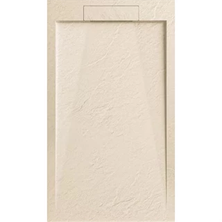 Arezzo STONE pala hatású öntött márvány zuhanytálca, 120x90 cm-es, beige (2 doboz) AR-DYT129LBG