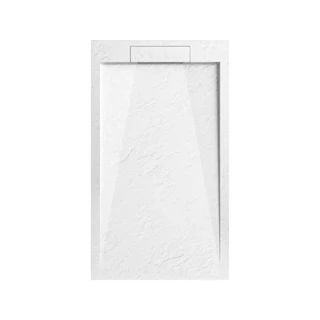 Arezzo STONE pala hatású öntött márvány zuhanytálca, 120x90 cm-es, fehér (2 doboz) AR-DYT129LW