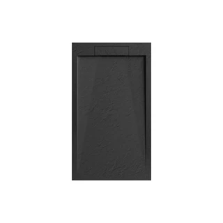 Arezzo STONE pala hatású öntött márvány zuhanytálca, 120x90 cm-es, fekete (2 doboz) AR-DYT129LB