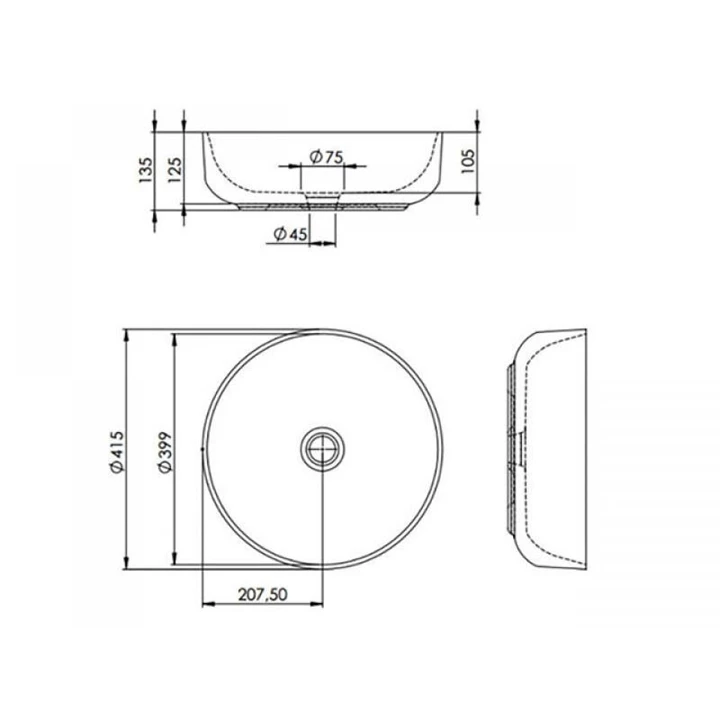 Arezzo Lorca mosdótál  AR-465