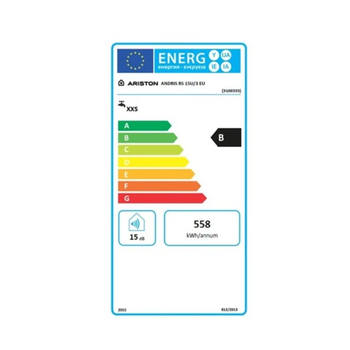 Ariston AN RS 15U EU elektromos bojler, réz fűtőszál, alsós, 15 literes 3100335 Ariston AN RS 15U EU elektromos bojler, réz fűtőszál, alsós, 15 literes 3100335