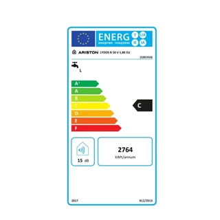 Ariston LYDOS R 50 V 1,8K EU elektromos forróvíztároló 1,8 kW, 50 liter 3201910