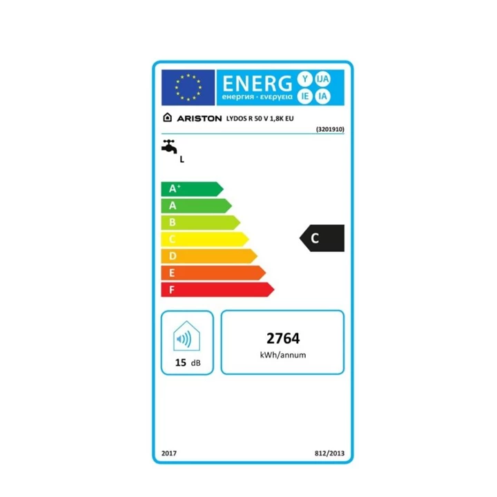Ariston LYDOS R 50 V 1,8K EU elektromos forróvíztároló 1,8 kW, 50 liter 3201910