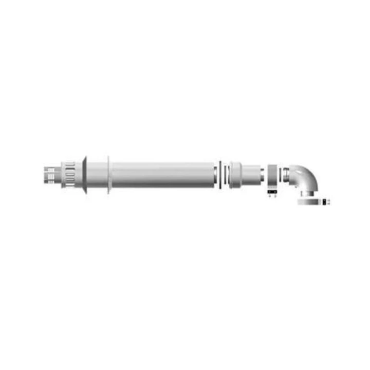 Ariston koncentrikus parapett szett, alu/pp, Ř80/125 mm, 1 m, fehér 3318090 Ariston koncentrikus parapett szett, alu/pp, Ř80/125 mm, 1 m, fehér 3318090
