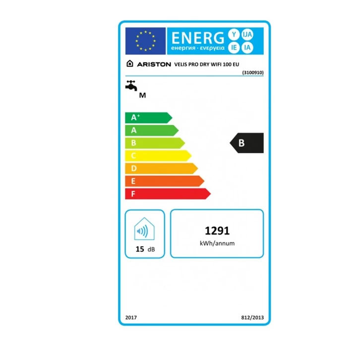 Ariston Velis Pro Dry Wifi 100 EU elektromos vízmelegítő 3100910 Ariston Velis Pro Dry Wifi 100 EU elektromos vízmelegítő 3100910