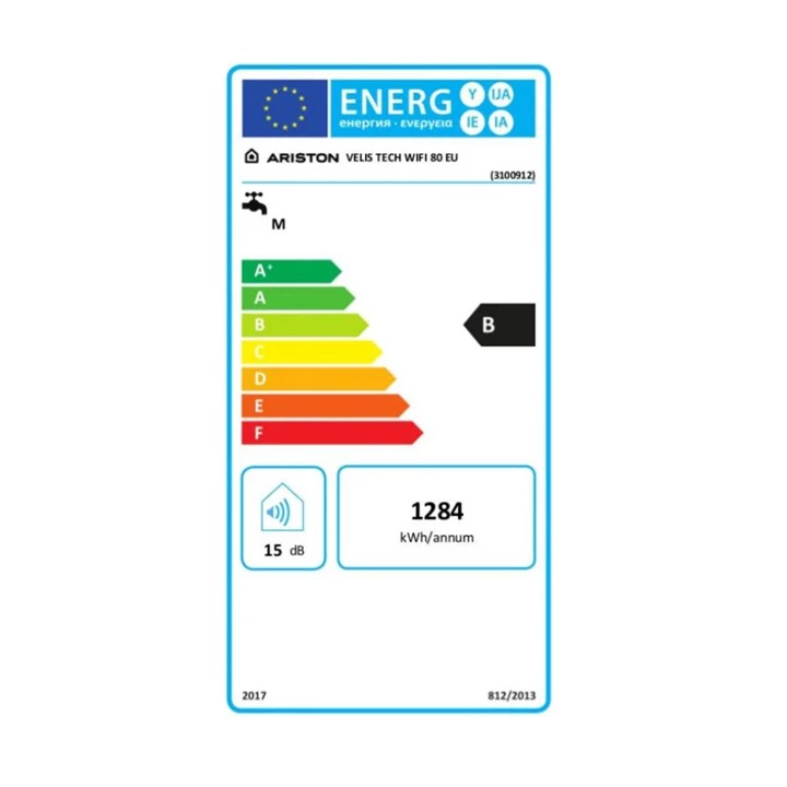 Ariston VELIS TECH WIFI 80 EU villanybojler 3100912 Ariston VELIS TECH WIFI 80 EU villanybojler 3100912