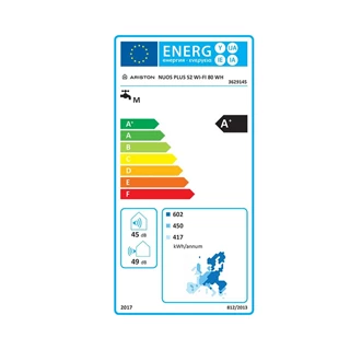 Ariston HMV hőszivattyú, NUOS PLUS S2 WI-FI 80 WH 80, fali monoblokkos használati melegvíz hőszivattyú 3629145 Ariston HMV hőszivattyú, NUOS PLUS S2 WI-FI 80 WH 80, fali monoblokkos használati melegvíz hőszivattyú 3629145